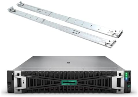 HPE ProLiant DL380 Gen11 2U Rack Server Bundle with Dual Xeon 4410y 12-Core 2GHz, 1TB DDR5 Memory, 30.72TB Enterprise SAS 12Gb/s SSD Storage, RAID, Dual Power, iLO and Rail Kit : Electronics